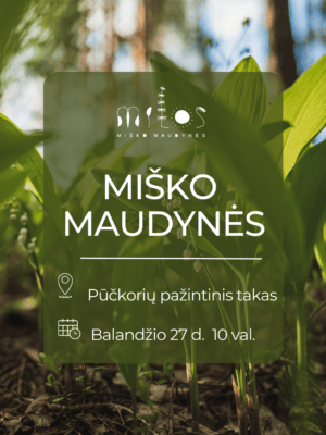 2025.04.27 Miško maudynės Pūčkorių pažintiniame take